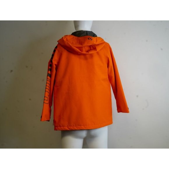 ThirtyTwo Boys Orange Grasser Waterproof Insulated Snowboarding Jacket Size M - Picture 3 of 7